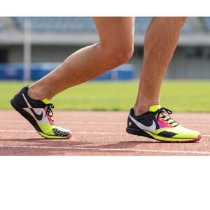 Nike Zoom Rival Waffle 6 Men's Size 10.5 Volt Track Spikeless Running DX7998-700